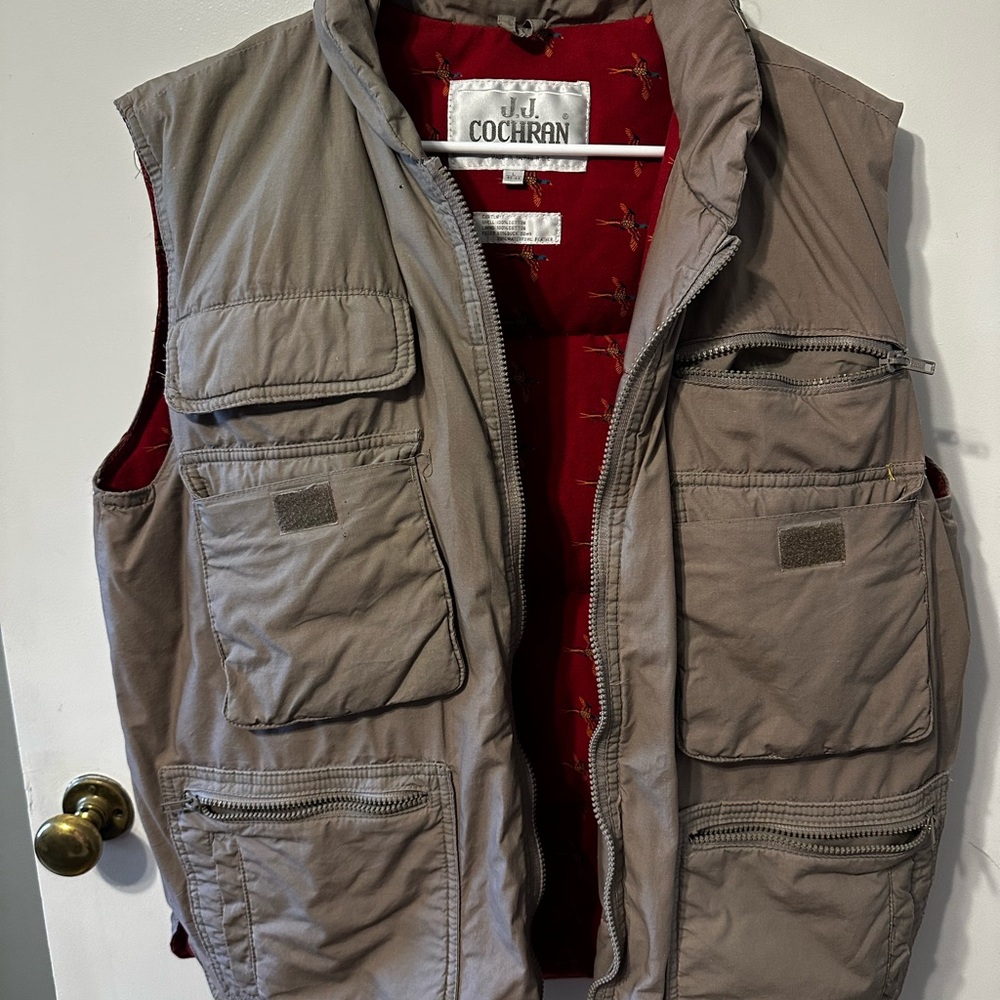 Men's Tan Outdoor Vest